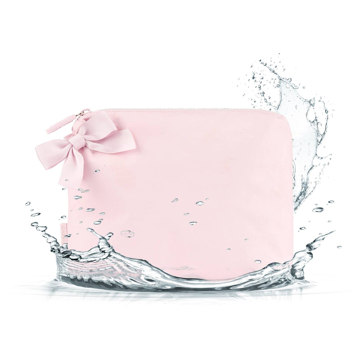 Case-Mate - Case-Mate Ballet Pink Bow Crinkle Makeup Bag