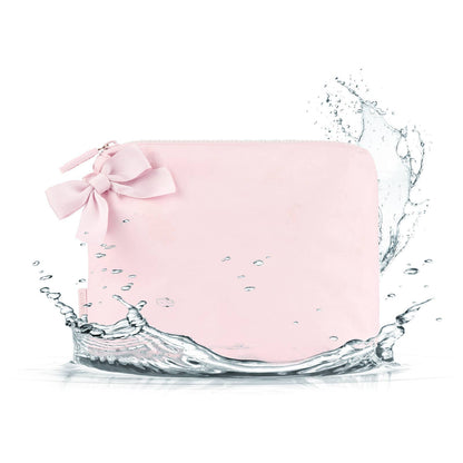 Case-Mate - Case-Mate Ballet Pink Bow Crinkle Makeup Bag