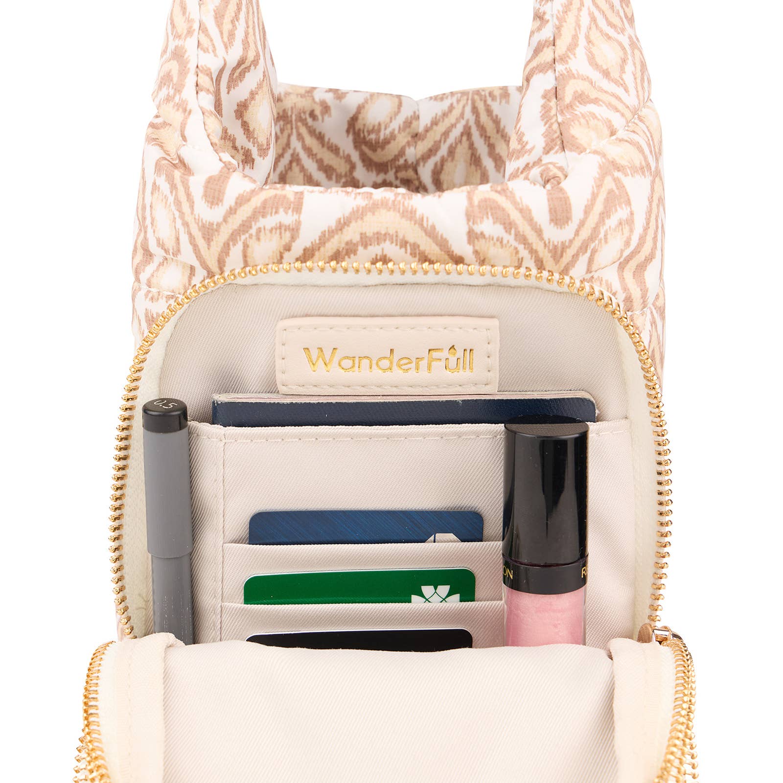 WanderFull - Original HydroBag - Natural Ikat Print HydroBag®