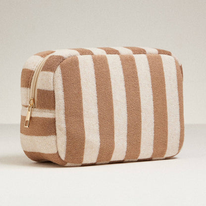 Frem - Striped Terry Fabric Travel Pouch