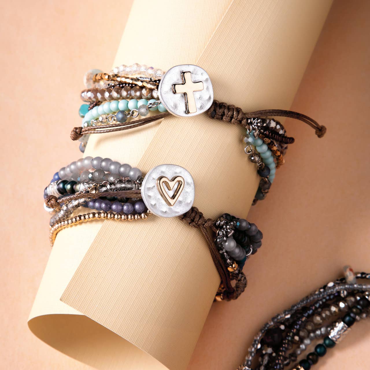 DEMDACO - Beaded Prayer Bracelet - Turquoise