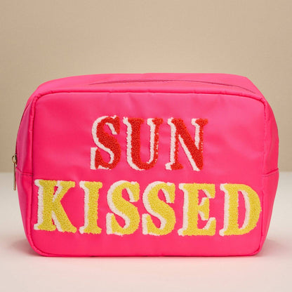 Frem - Nylon Beach Pouch with Fabric Letters