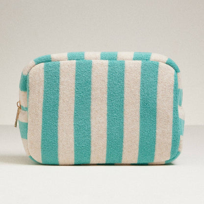 Frem - Striped Terry Fabric Travel Pouch