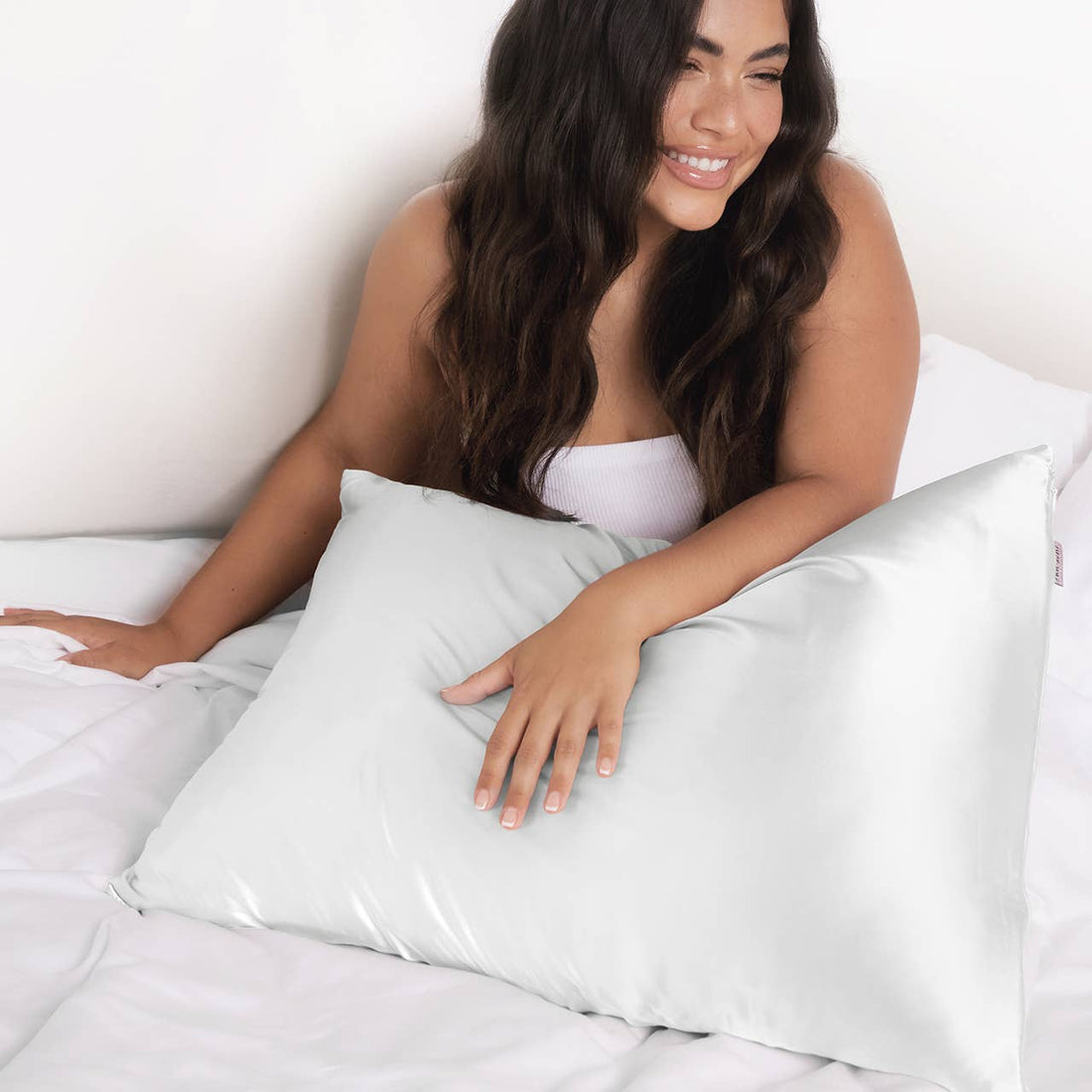 KITSCH - Satin Pillowcase King - Ivory
