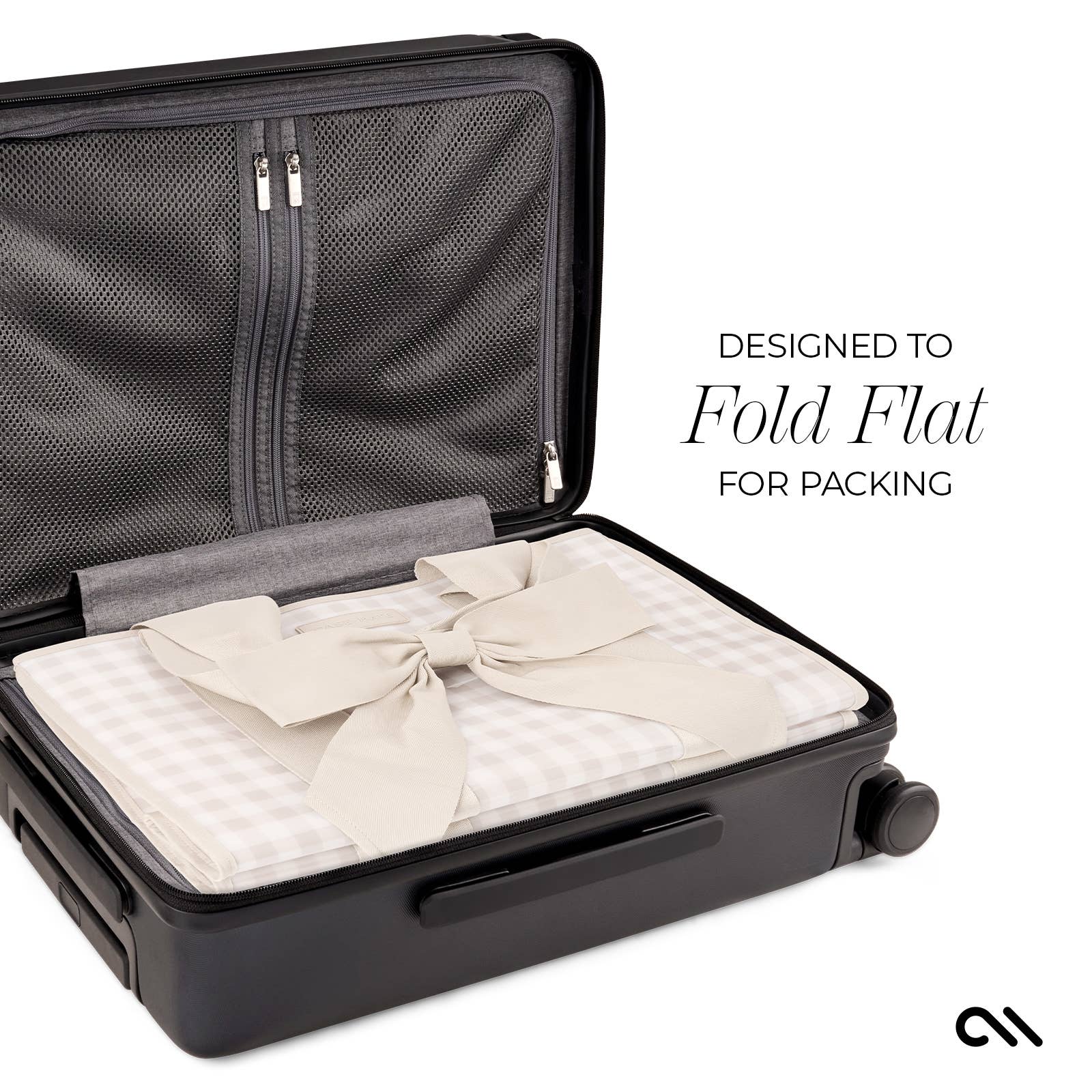 Case-Mate - Case-Mate Latte Gingham Bow Jelly Tote Bag