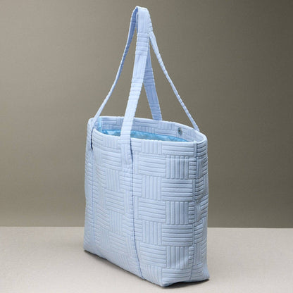Frem - Quilted Tote Bag with Woven Texture