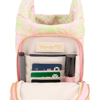 WanderFull - Original HydroBag - Pink Palm Print HydroBag®