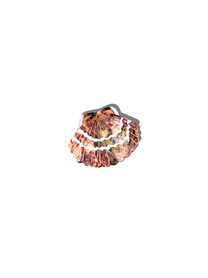 Solar Eclipse - Hand-painted Seashell Claw Hair Clip | Eco-Friendly