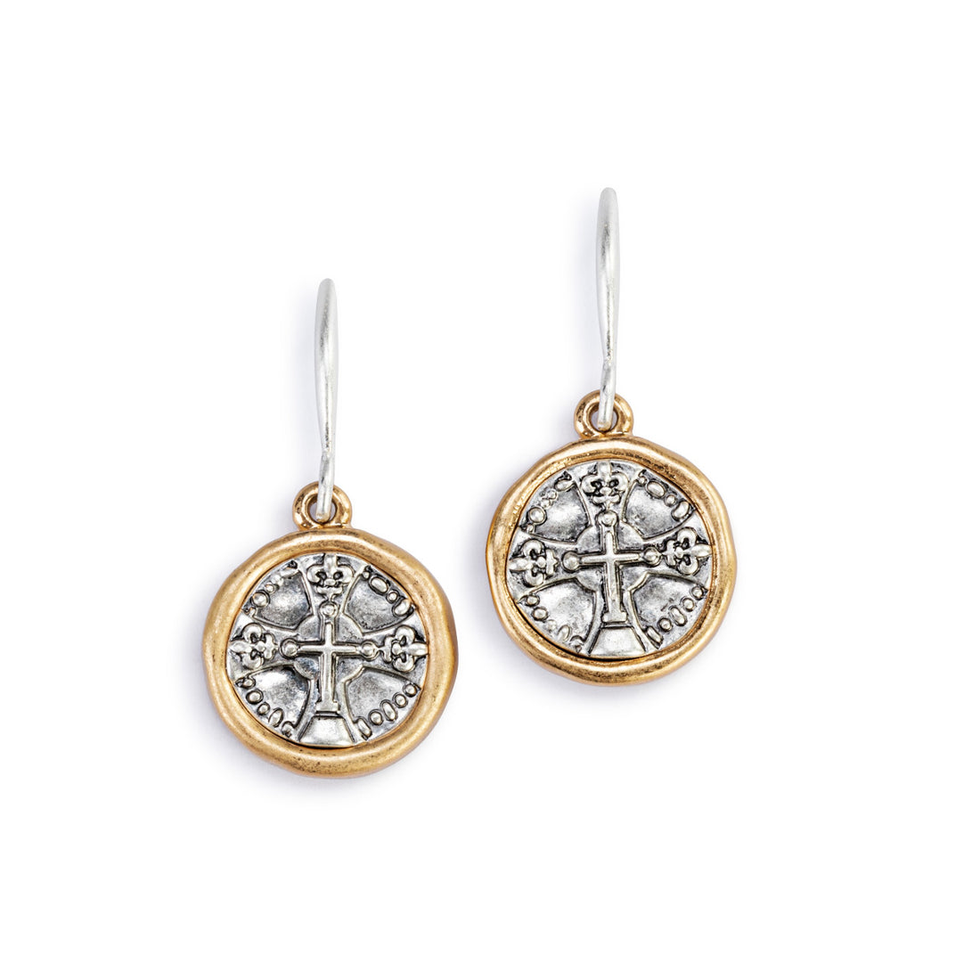 Wrapped in Prayer Earrings - Gold